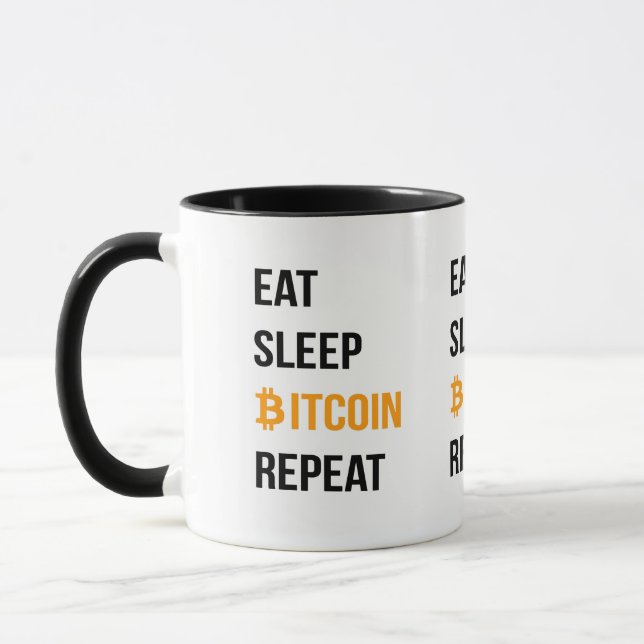 Taza Repetir Bitcoin de sueño (Izquierda)