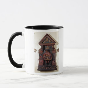 Taza Representación de St. Crispin en su banco de