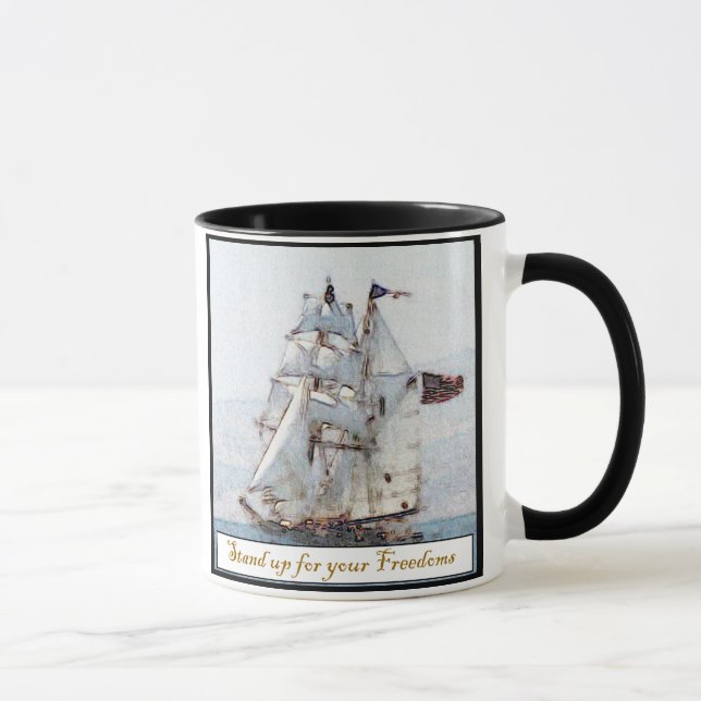 Taza Represente para arriba sus libertades (Derecha)
