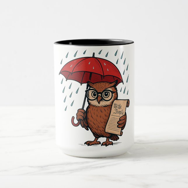 Taza República Constitucional del Búho (Centro)