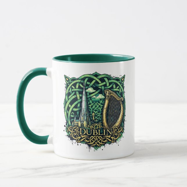 Taza República de Dublín de Irlanda (Izquierda)