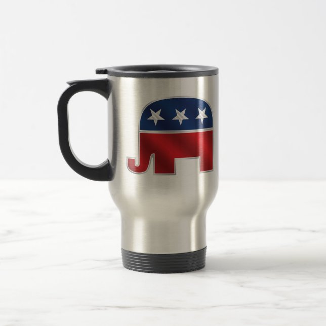 Taza republicana del viaje del elefante (Izquierda)