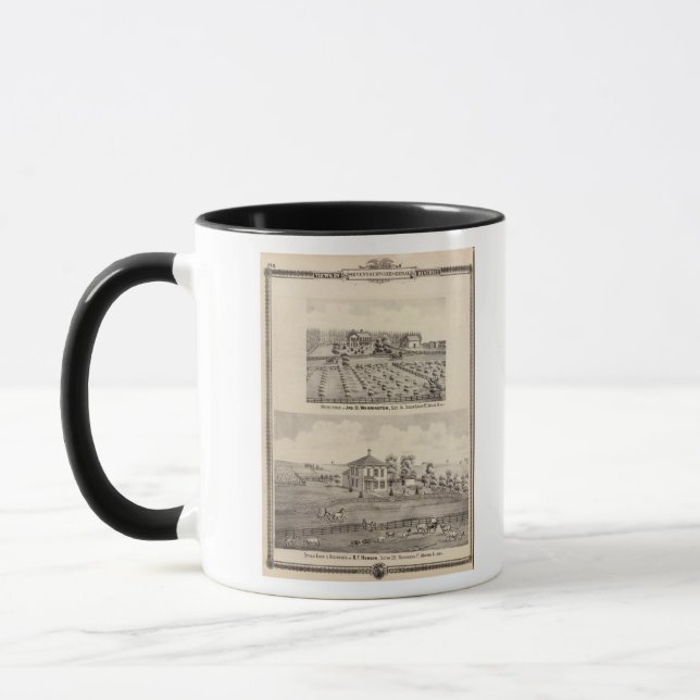 Taza Residencias y granja de Warrington (Izquierda)