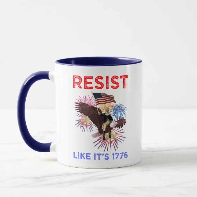 Taza Resiste Como Si Fuera 1776 (Izquierda)