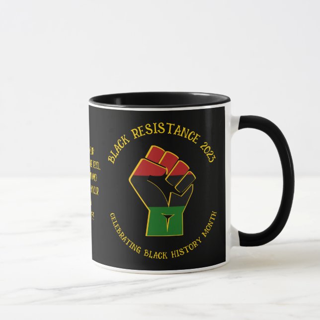 TAZA RESISTENCIA AL MES DE LA HISTORIA NEGRA 2023 (Derecha)