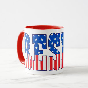 Taza Resistir  Estrellas y rayas