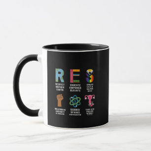 Taza Resistir la floral derechos LGBTQ Trans Igualdad