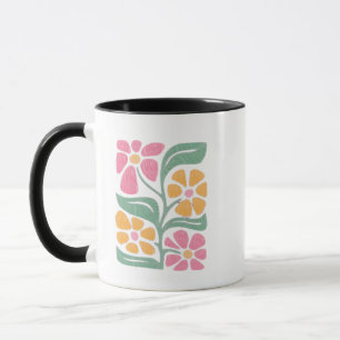 Taza RESISTIR la protesta política floral contra Trump