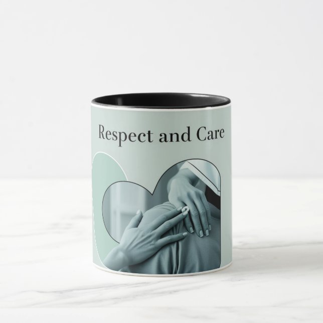 Taza Respeto Cuidado Amabilidad Positividad Inspiración (Centro)