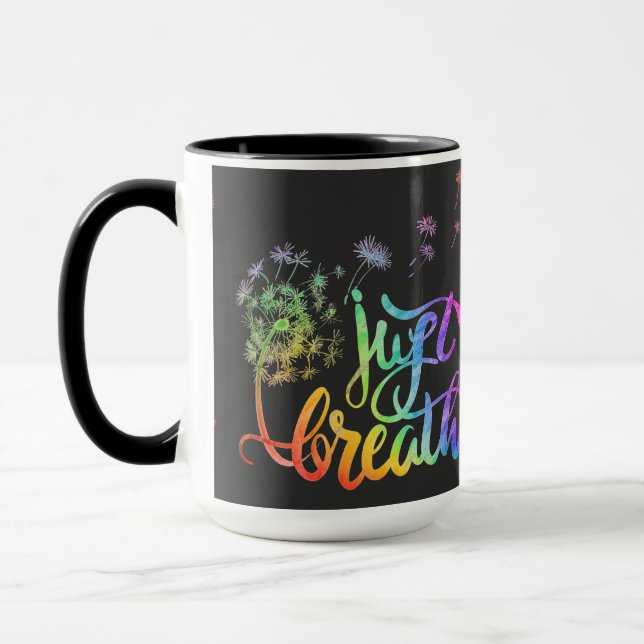 Taza Respira | soplo de león en el viento (Izquierda)