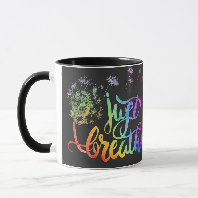 Taza Respira | soplo de león en el viento (Izquierda)