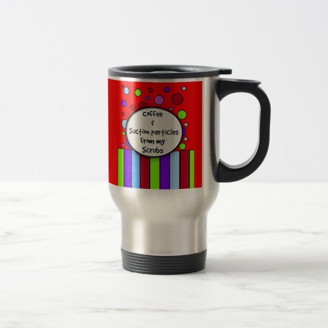 Taza respiratoria divertida del viaje de la (Derecha)