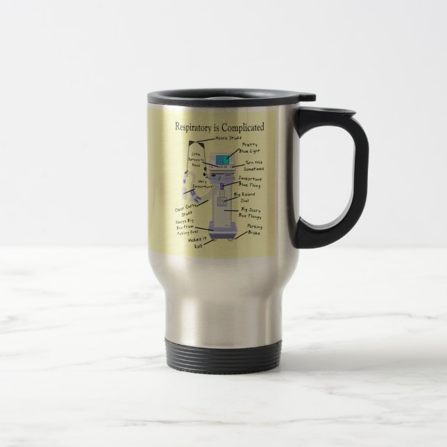 Taza respiratoria hilarante del viaje (Derecha)