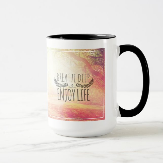 Taza Respire profundamente (Derecha)