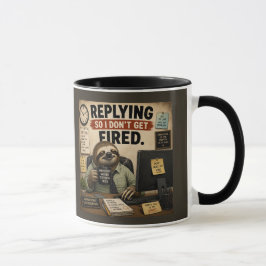 Taza Respondiendo Para No Ser Despedido – Perezoso Dive