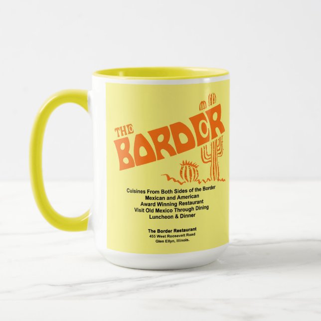 Taza Restaurante Fronterizo, Glen Ellyn, IL (Izquierda)