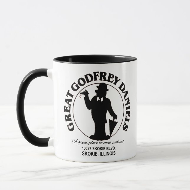 Taza Restaurante Great Godfrey Daniels, Skokie, Illinoi (Izquierda)