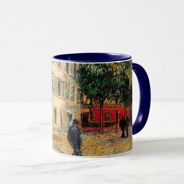 Taza Restaurante Rispal en Asnieres por Vincent van Gog (Anverso derecho)