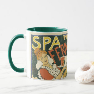 Taza Restaurante y Café Bar de Cerveza Art Nouveau Anti