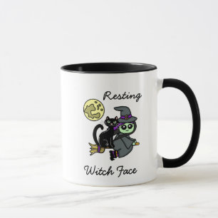 Taza Resting Witch Face Funny Halloween