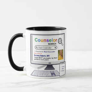 Taza Resultado divertido de la búsqueda del mejor conse