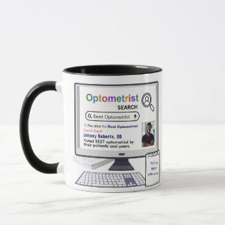 Taza Resultado divertido de la mejor búsqueda de optome
