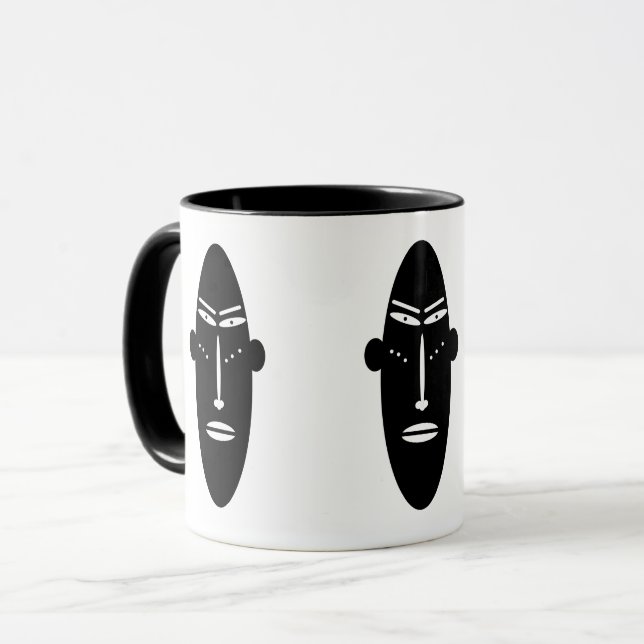 Taza Resumen arte indígena moderno africano (Anverso izquierdo)