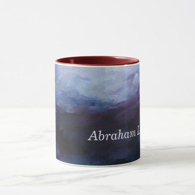 Taza Resumen Arte Moderno Mug Personalizada (Centro)