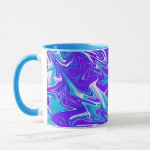 Taza Resumen,_Blue_Silky_Sky,_Blue Combo Café Mug