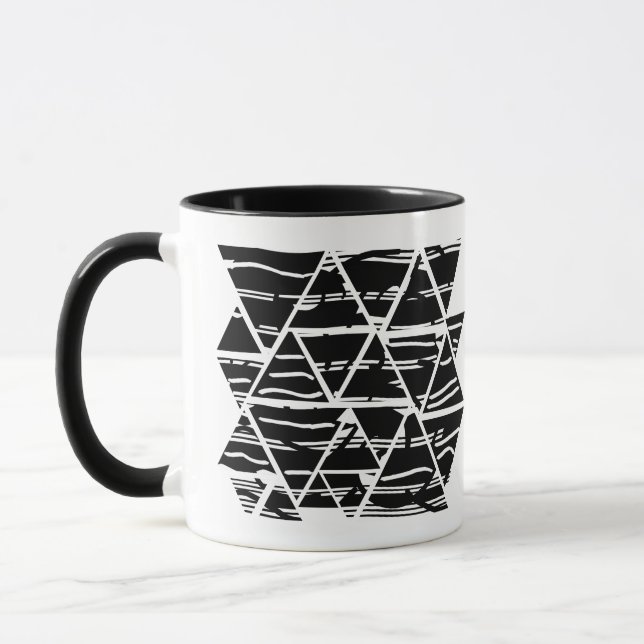 Taza Resumen de arte geométrico moderno (Izquierda)