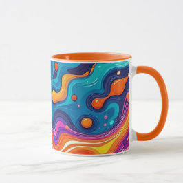 Taza Resumen de arte superficial 1200 - Mug