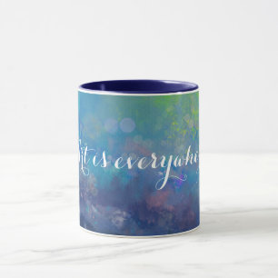 Taza Resumen de estanque de colinas acuáticas impresion