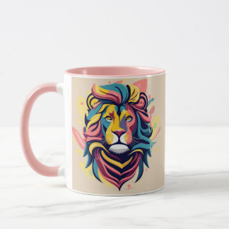 Taza Resumen de Lion Head Art