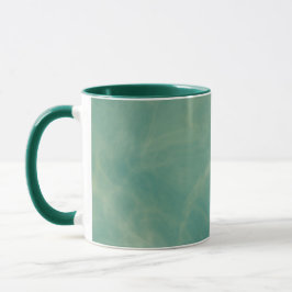 Taza resumen de mármol verde