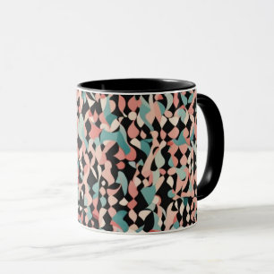 Taza Resumen del patrón orgánico en Pastel