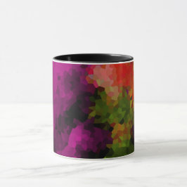 Taza Resumen, elegante, mosaico, patrón de mosaico, cri