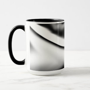 Taza Resumen en blanco y negro