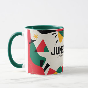 Taza Resumen moderno 10 de junio Arte de celebración de