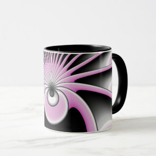 Taza Resumen moderno Patrón de arte radical loco