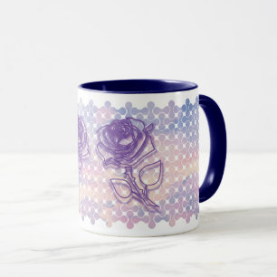 Taza Resumen Pastel Rosa Mugs