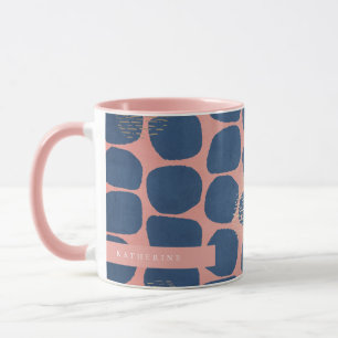 Taza Resumen Patrón Modish Holiday Café Mug