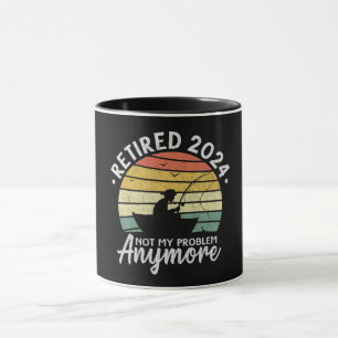 Taza Retirada 2024 No Es Mi Problema Más La Pesca Graci