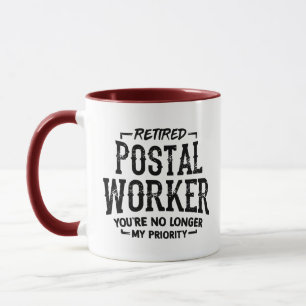 Taza Retirada de Trabajador Postal Retirado Mailman Fun