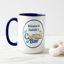 Taza Retiro Azure de Barra Costera Personalizada Elegan