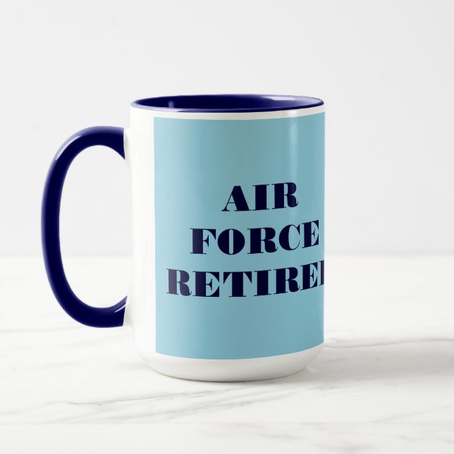 Taza Retiro de la Fuerza Aérea Mug (Izquierda)