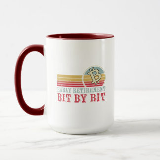 Taza Retiro temprano: poco a poco | Crypto divertido