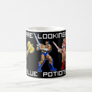 Taza retra de la ventisca de oro del hacha