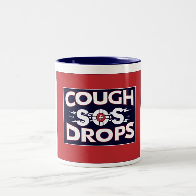 Taza retra de los polos de la tos el SOS (Centro)