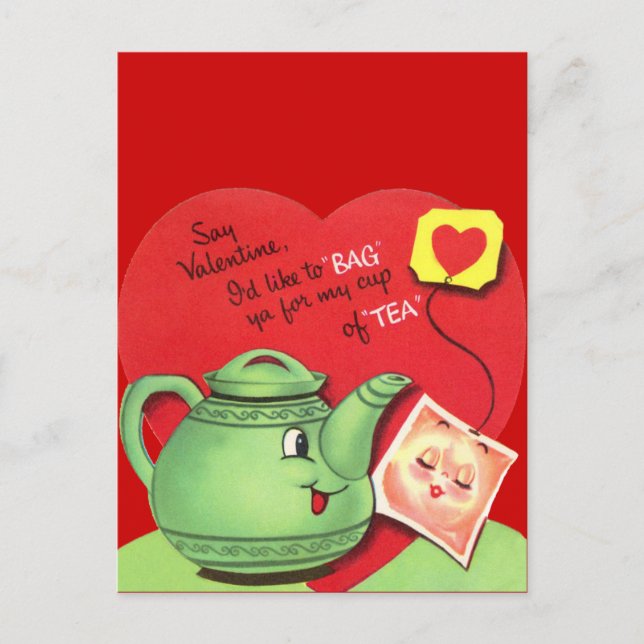 Taza retra de tarjeta del día de San Valentín del (Anverso)