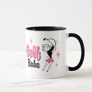 Taza retra del bebé del golf
